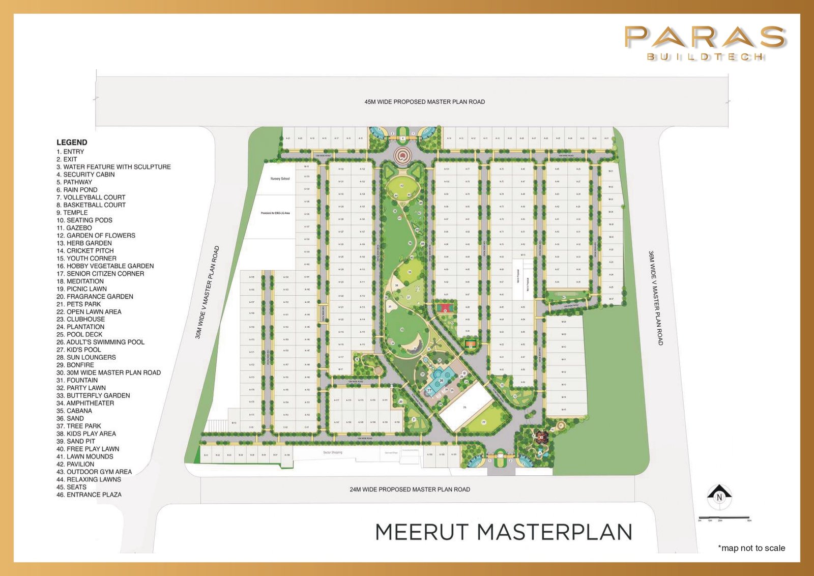 Official Master Plan Layout Map